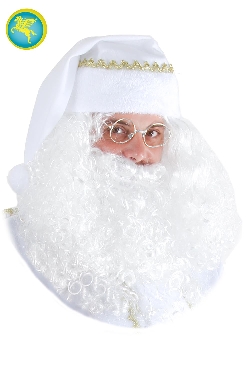 SET PARRUCCA+BARBA LUSSO BABBO NATALE